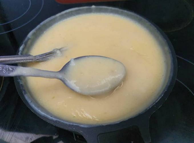 Заварной крем из молока и масла для торта в домашних условиях
