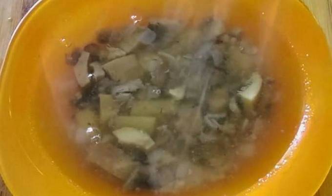 Грибной суп с груздями