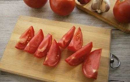 Малосольные помидоры с болгарским перцем в пакете