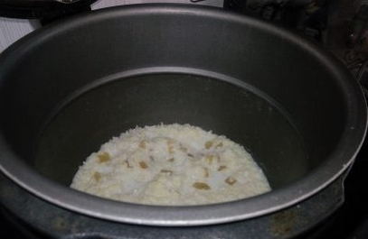 Молочная каша с рисом и пшеном в мультиварке