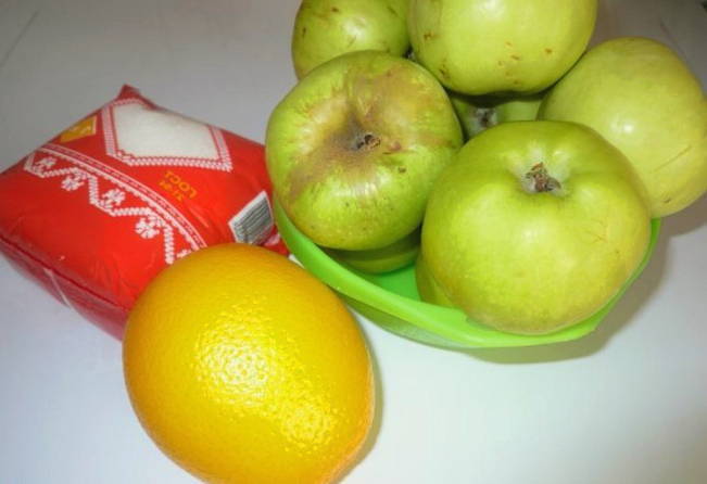Варенье из яблок с апельсином в мультиварке