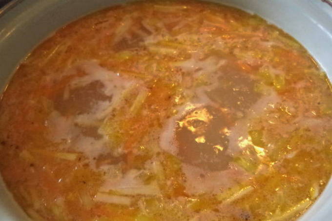 Фасолевый суп с мясом