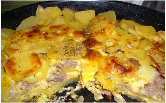 Колдуны из картофеля с фаршем на сковороде