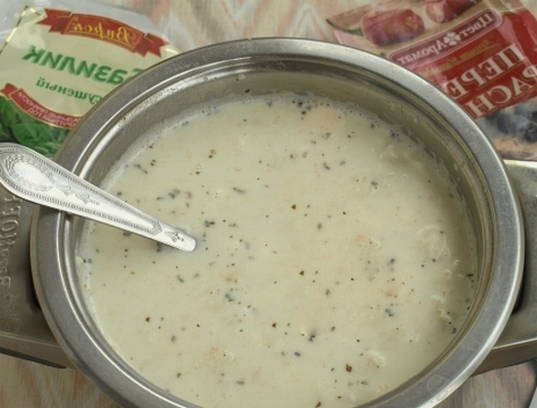 Суп со стеблевым сельдереем