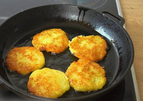 Картофельные драники без яиц и муки