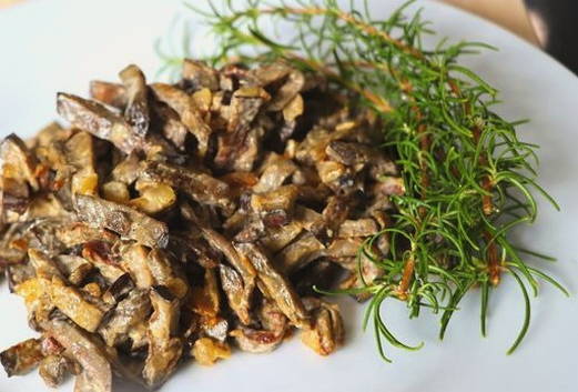 Баклажаны как грибы на сковороде