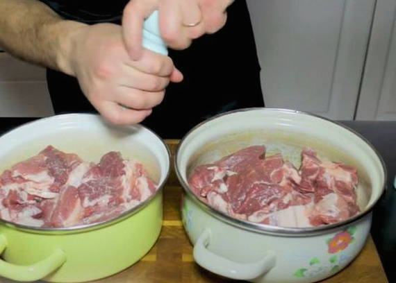 Классический маринад для шашлыка из свинины