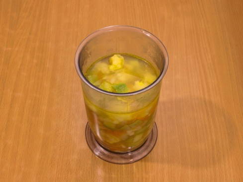 Суп-пюре из кабачков и цветной капусты