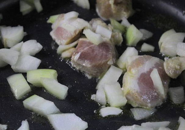 Рагу из свинины с картошкой и овощами