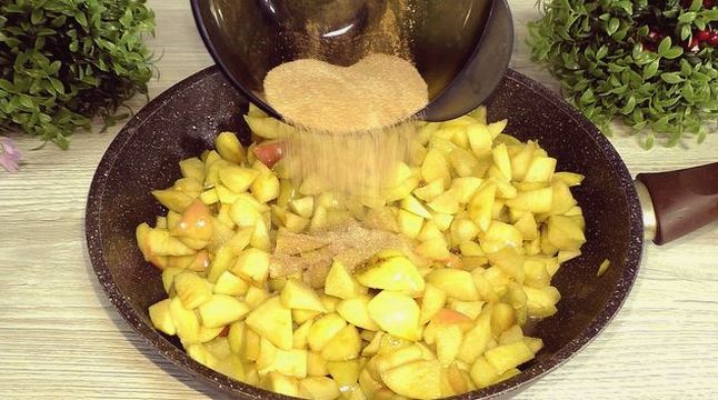 Начинка из яблок для пирога из дрожжевого теста