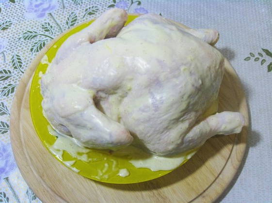 Курица с картошкой в духовке