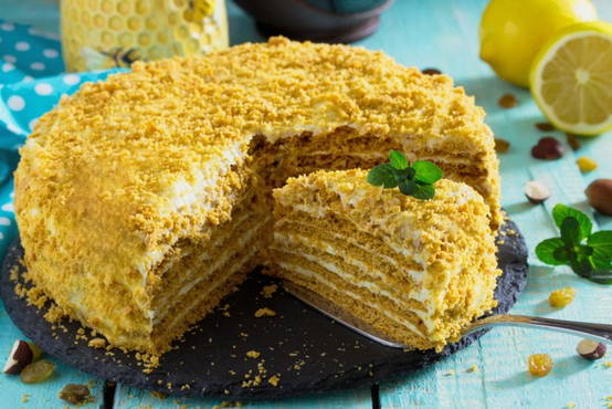 Черемуховый блинный торт, пошаговый рецепт на ккал, фото, ингредиенты - ярослава