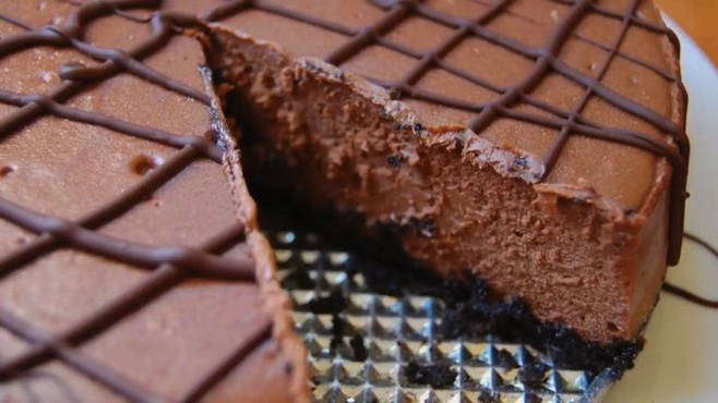 Шоколадный чизкейк с какао
