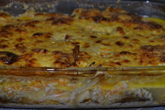 Горбуша в сливках с сыром - пошаговый рецепт с фото