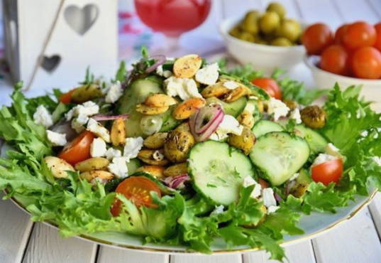 Греческий салат без перца