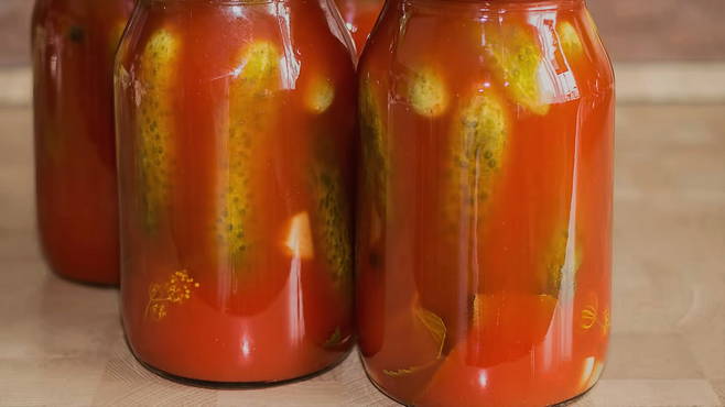 Огурцы в томатной пасте на зиму рецепт с фото, как приготовить на aikimaster.ru