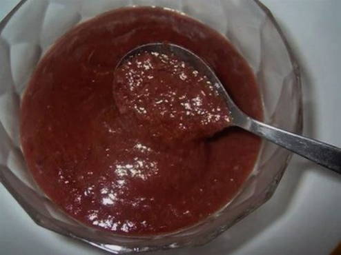 Соус кетчуп из слив и помидоров
