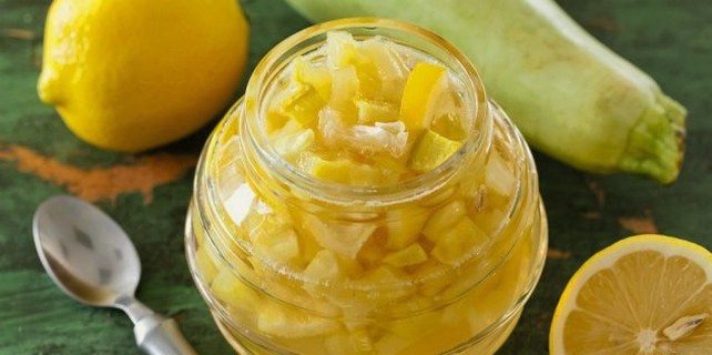 Варенье из кабачков с лимоном и мятой