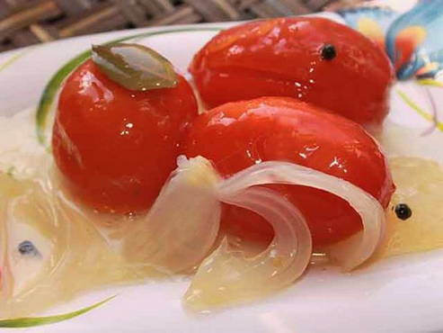 Как приготовить помидоры в желатине на зиму