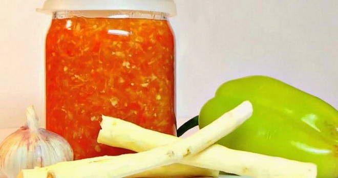 Аджика из помидор с яблоками и морковью и перцем и чесноком на зиму рецепты приготовления