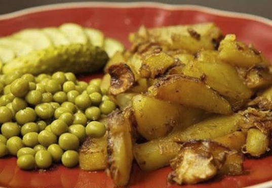 Как приготовить Картофель в горшочке в духовке с грибами и сыром в сметане просто рецепт пошаговый