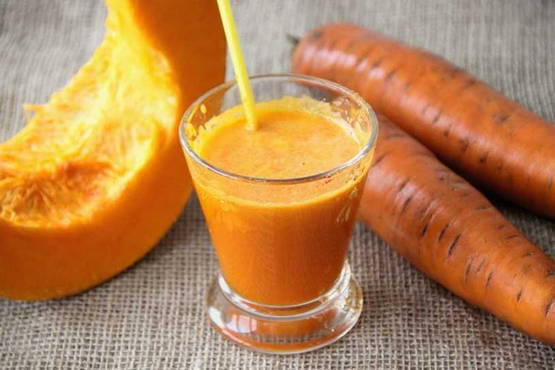 Сок из тыквы и моркови с мякотью на зиму - рецепт с пошаговыми фото