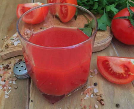 Как сделать томатный сок в блендере?