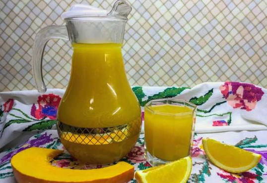 Ингредиенты для «Морковно-тыквенный сок с апельсином»: