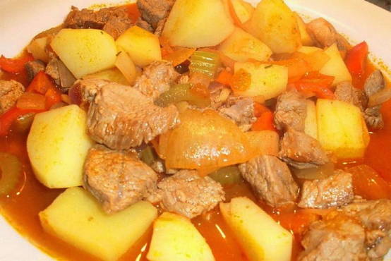 Тушеная картошка со свининой в мультиварке – пошаговый рецепт приготовления с фото