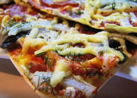 Пицца на лаваше на сковороде рецепт с фото пошагово в домашних условиях