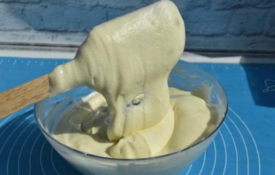 Крем Пломбир на сливках для выравнивания торта