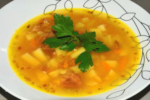 Еврейский куриный суп с вермишелью