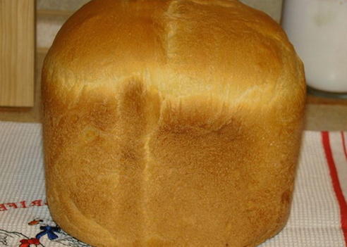 Домашний хлеб на кефире в хлебопечке — пошаговый рецепт с фото