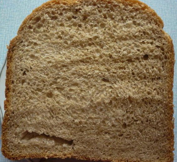 Хлеб из цельнозерновой муки на кефире