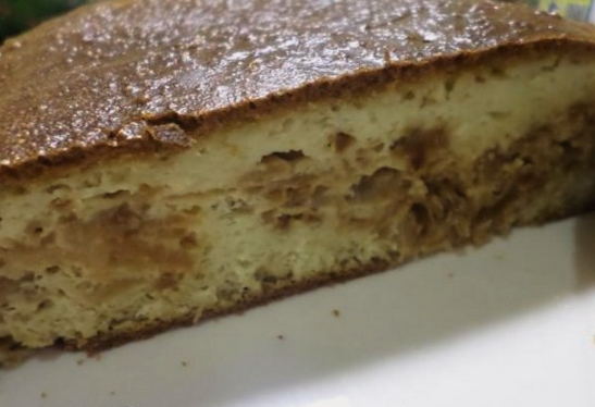 Майонезно-сметанный заливной пирог с капустой в духовке
