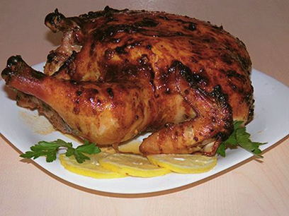 Курица в медово-соевом соусе в духовке