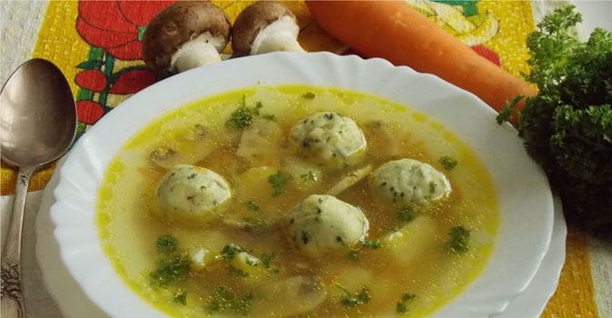 Суп с ароматными фрикадельками – кулинарный рецепт