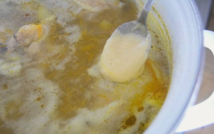 Клецки для супа на кефире