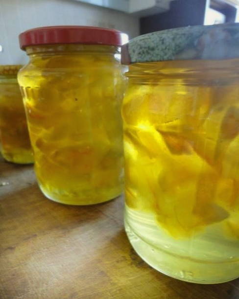 Варенье из арбузных корок с лимонной кислотой