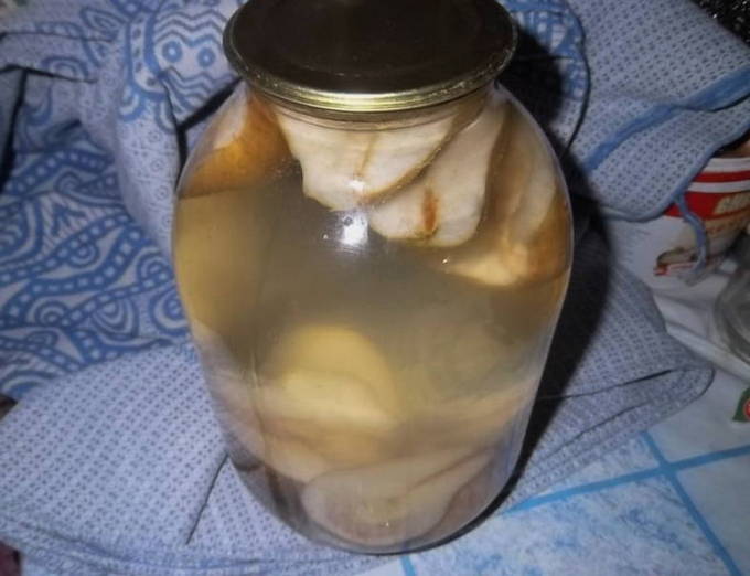 Компот из груш с лимонной кислотой на 3 литровую банку на зиму