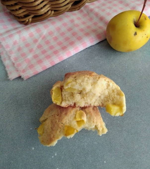 Мягкое яблочное печенье