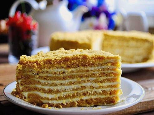 Простой медовый торт: пошаговый рецепт