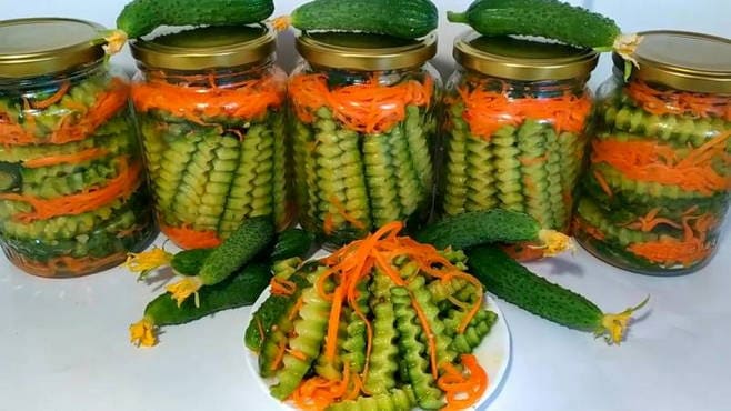 Салат из огурцов по-корейски с морковью на зиму | Волшебная natali-fashion.ru