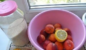 Варенье из персиков пятиминутка на зиму