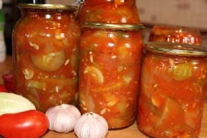 Салат на зиму из огурцов и помидоров - 5 рецептов с фото пошагово