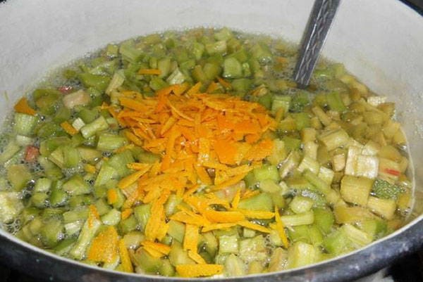 Варенье из ревеня с апельсином рецепты приготовления с фото пошагово