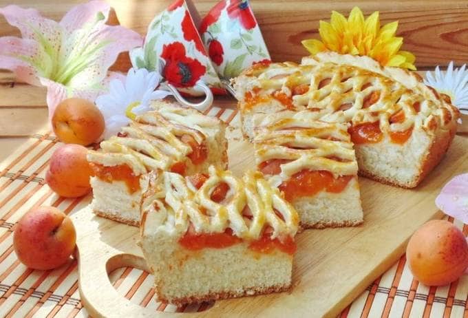 Дрожжевой пирог с абрикосами рецепты в духовке