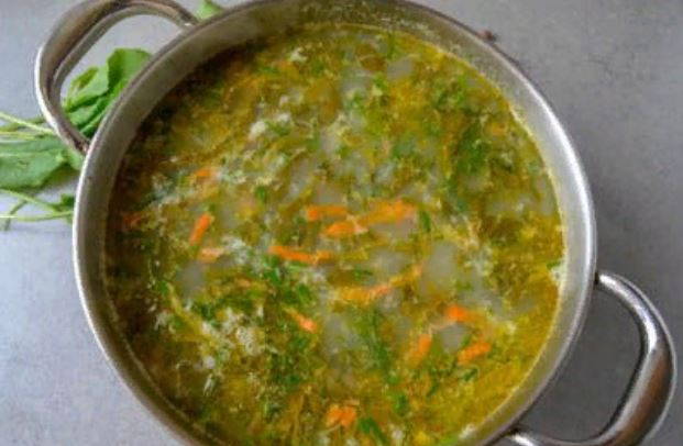 Щавелевый суп с индейкой