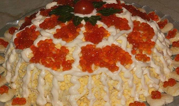 Мясной слоеный салат с грибами рецепт – Русская кухня: Салаты. «Еда»