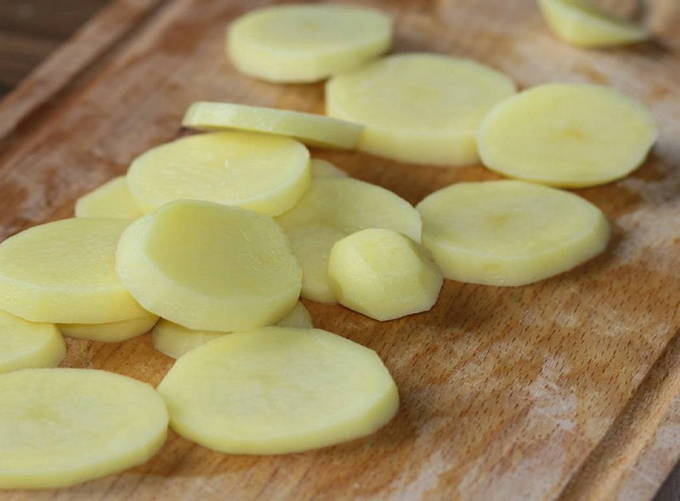 Филе горбуши с картошкой в духовке